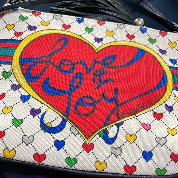 Brighton Heart Print Crossbody Bag - Picture 5 of 6